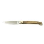 Coltello corno montone biondo